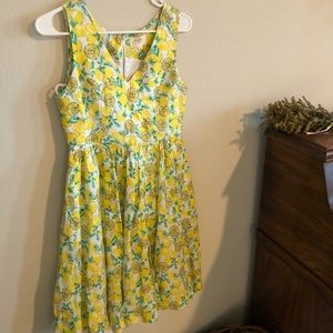 Lemon print dress